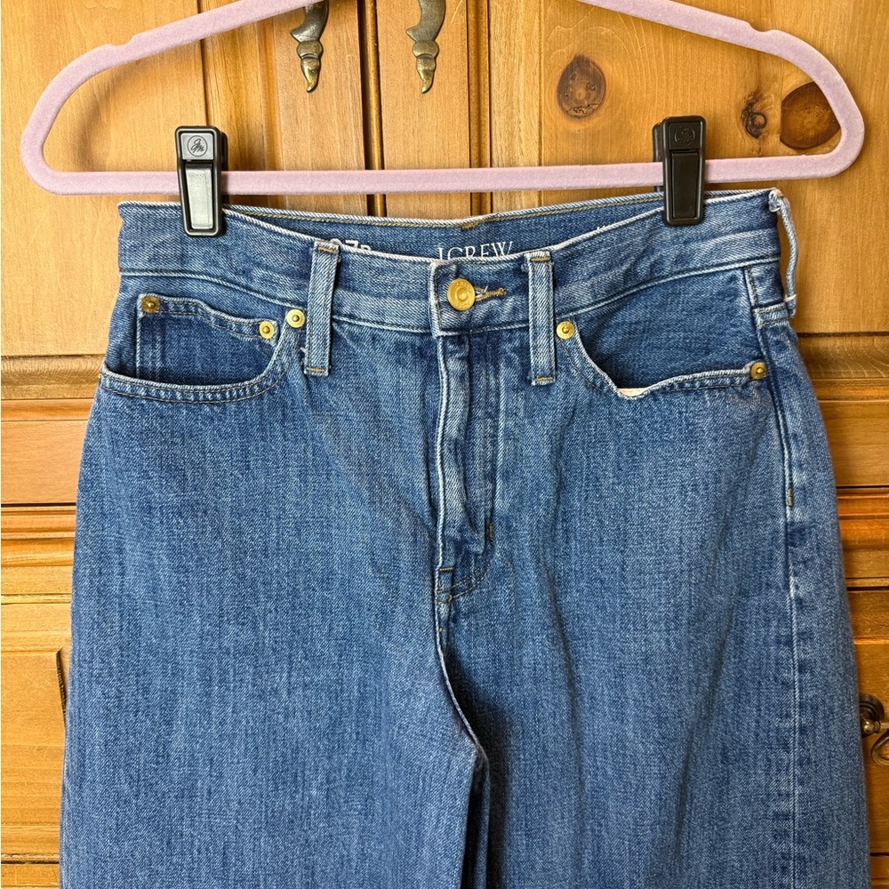 J. Crew High Rise Super Wide Leg Jeans - Picture 2 of 7
